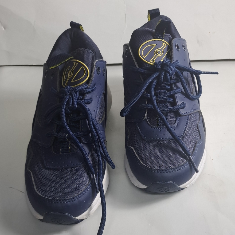 Blue Athletic skates  Sneakers with Yellow Accents Size 3 Kids